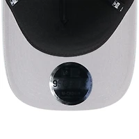 Men's New Era Black/Silver Las Vegas Raiders 2025 NFL Draft 9FORTY M-Crown A-Frame Adjustable Hat