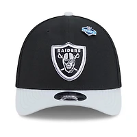 Men's New Era  Black/Silver Las Vegas Raiders 2026 NFL Draft 39THIRTY M-Crown Flex Hat