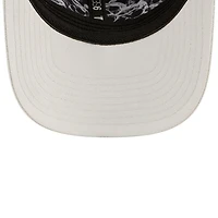 Casquette ajustable New Era noire et argentée pour homme, Las Vegas Raiders, Draft NFL 2026, modèle 9SEVENTY