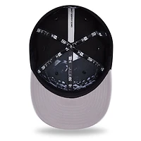 Casquette ajustée New Era 59FIFTY noire et argentée pour homme, Las Vegas Raiders, Draft NFL 2026, pré-courbée