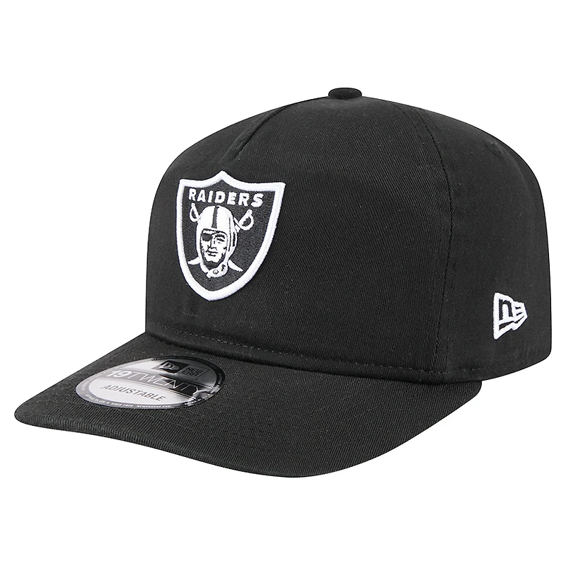 Men's New Era Black/White Las Vegas Raiders 19TWENTY Adjustable Hat