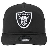 Casquette ajustable New Era 19TWENTY noire/blanche pour homme des Las Vegas Raiders