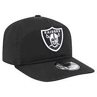 Casquette ajustable New Era 19TWENTY noire/blanche pour homme des Las Vegas Raiders