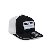 Casquette ajustable New Era noire/blanche Las Vegas Raiders 19TWENTY pour homme