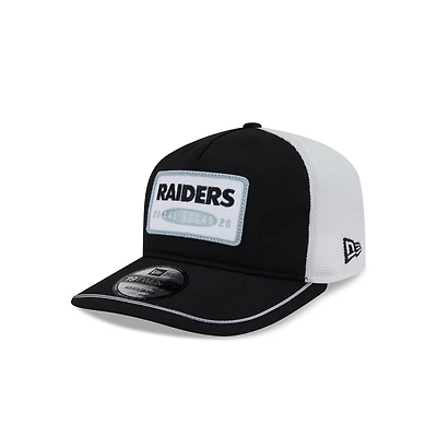 Casquette ajustable New Era noire/blanche Las Vegas Raiders 19TWENTY pour homme
