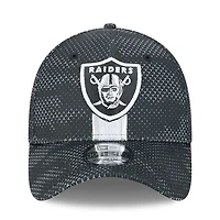 Men's New Era Black Las Vegas Raiders 2024 Sideline 39THIRTY Flex Hat