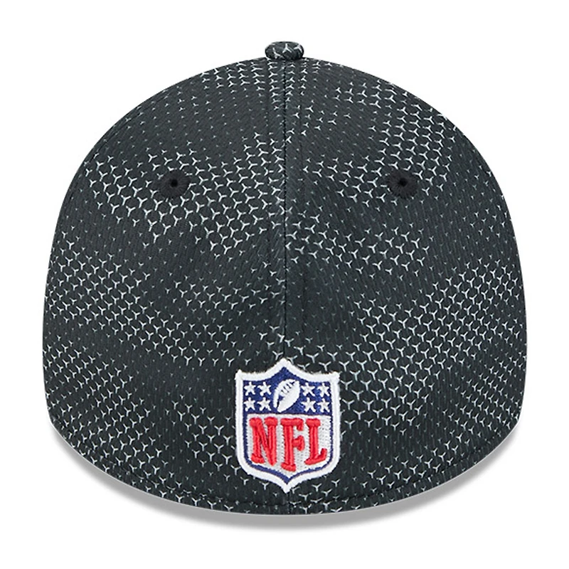 Men's New Era Black Las Vegas Raiders 2024 Sideline 39THIRTY Flex Hat