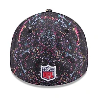 Men's New Era  Black Las Vegas Raiders 2025 NFL Crucial Catch 39THIRTY Flex Hat