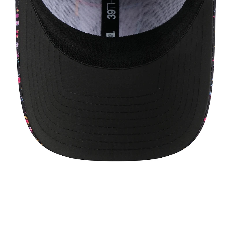 Men's New Era  Black Las Vegas Raiders 2025 NFL Crucial Catch 39THIRTY Flex Hat