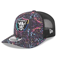 Men's New Era Black Las Vegas Raiders 2025 NFL Crucial Catch 9SEVENTY Adjustable Hat