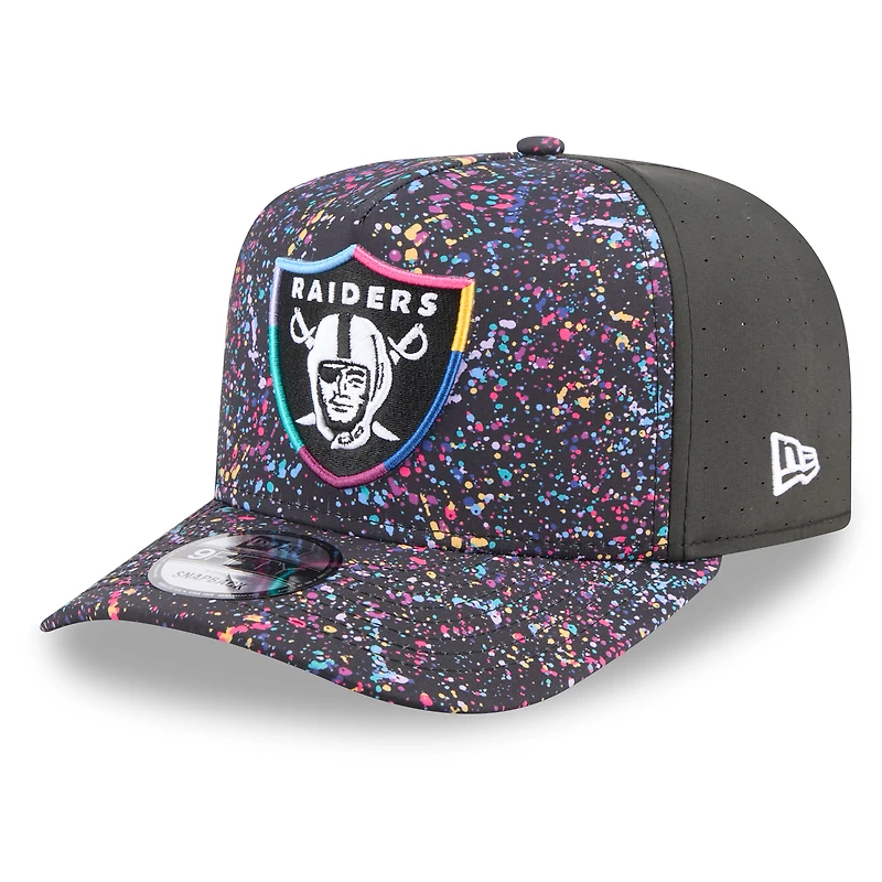 Casquette snapback 9FIFTY Crucial Catch NFL 2025 New Era noire pour homme