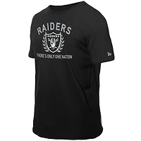Men's New Era Black Las Vegas Raiders 2025 NFL Draft T-Shirt