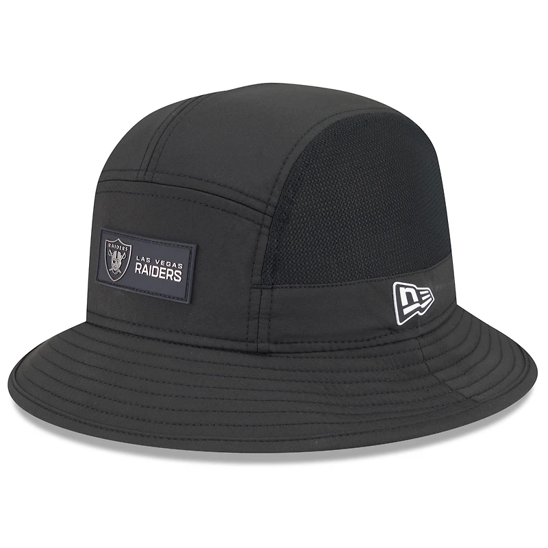 Men's New Era Black Las Vegas Raiders 2025 Sideline Bucket Hat