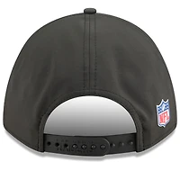 Casquette ajustable noire New Era Las Vegas Raiders 2025 Sideline M-Crown 9FORTY pour homme