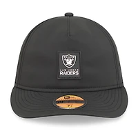 Casquette ajustée noire New Era 59FIFTY pour homme, modèle Sideline Retro Crown des Las Vegas Raiders 2025
