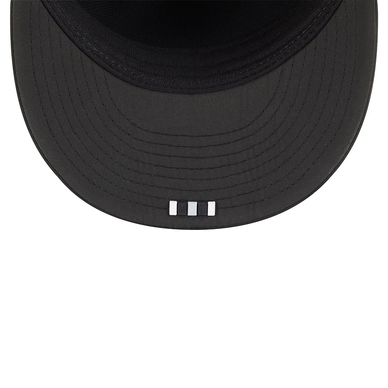 Casquette ajustée noire New Era 59FIFTY pour homme, modèle Sideline Retro Crown des Las Vegas Raiders 2025