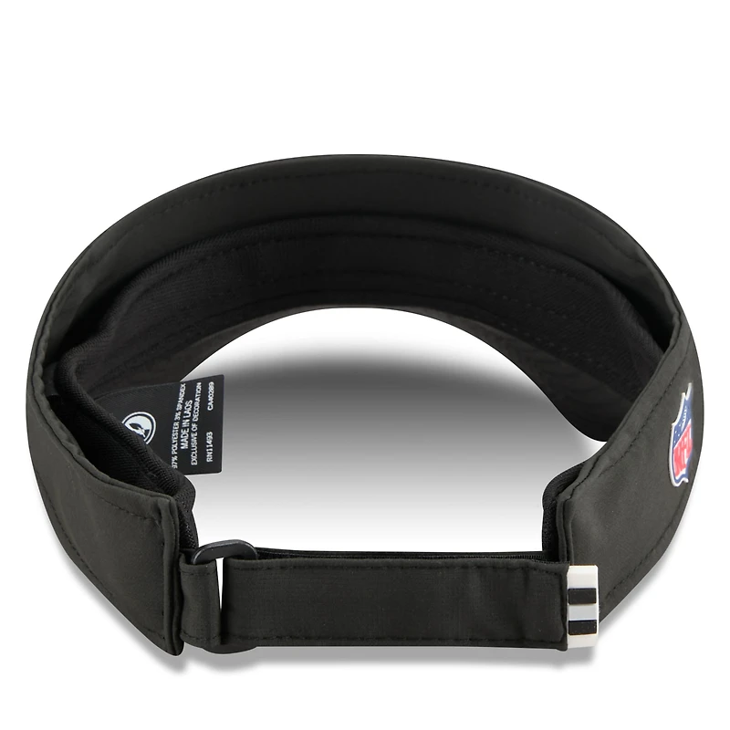 Visière noire New Era pour homme des Las Vegas Raiders 2025