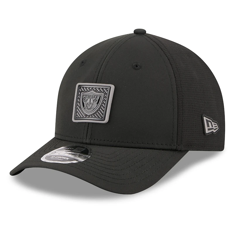 Men's New Era  Black Las Vegas Raiders 2026 NFL Training Camp 9FORTY Adjustable Hat