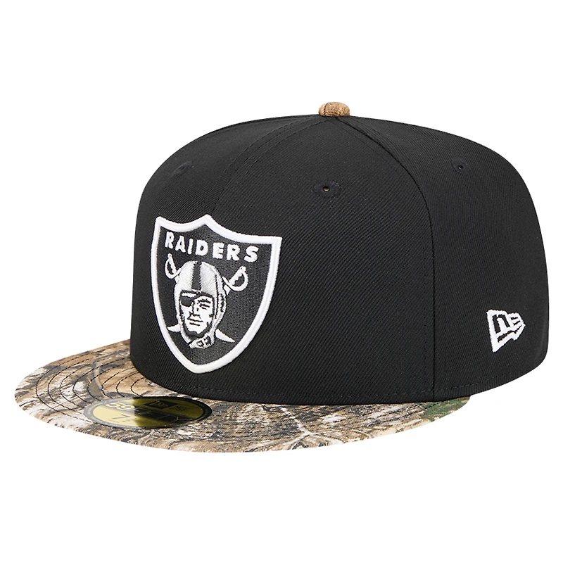 Casquette ajustée 59FIFTY Active bicolore camouflage Las Vegas Raiders de New Era pour homme