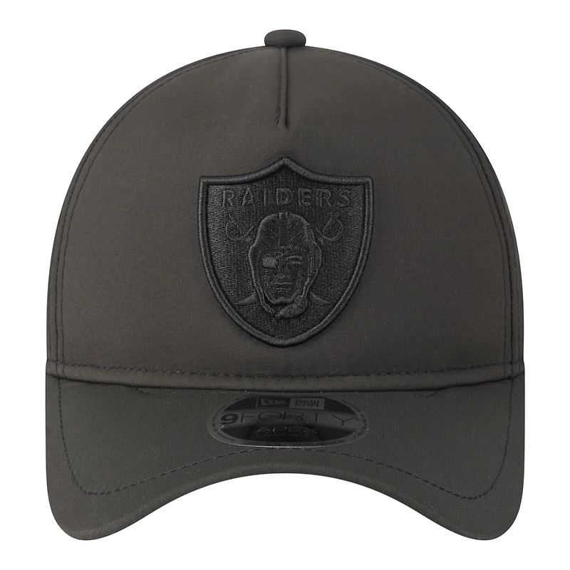 Men's New Era  Black Las Vegas Raiders Apex 9FORTY Adjustable Hat