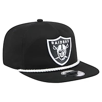 Casquette Snapback Golfer B-Dub Las Vegas Raiders noire New Era pour homme