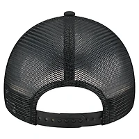 Men's New Era Black Las Vegas Raiders Bleached 9FORTY A-Frame Adjustable Hat