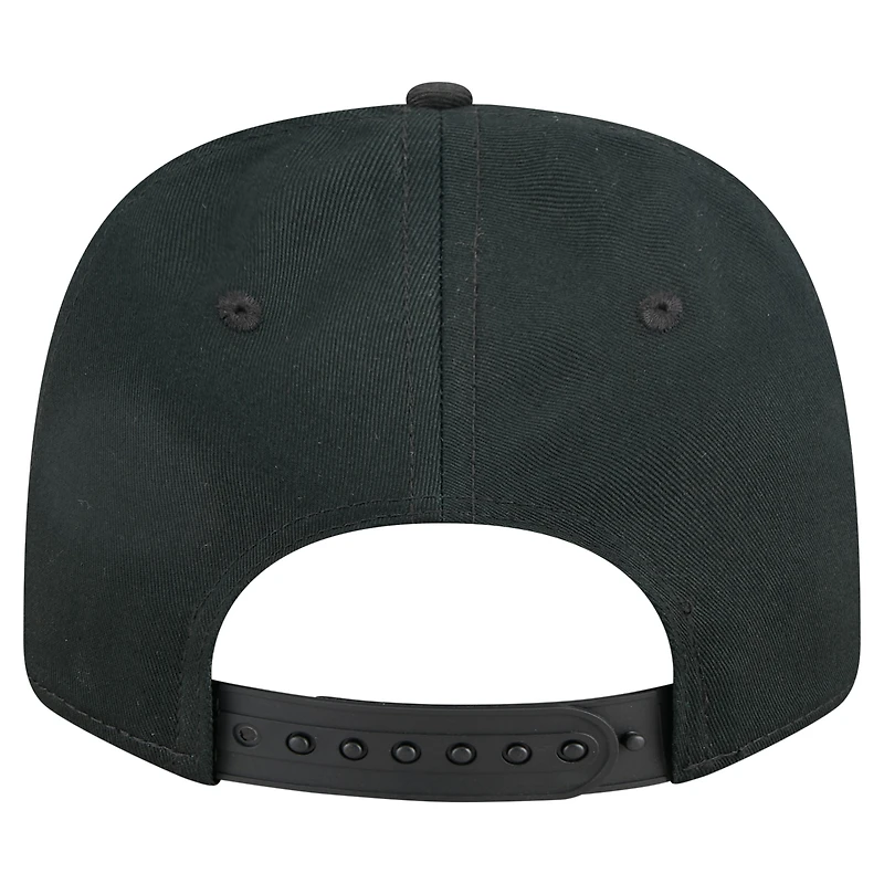 Men's New Era Black Las Vegas Raiders Chant 9SEVENTY Stretch-Snap Hat