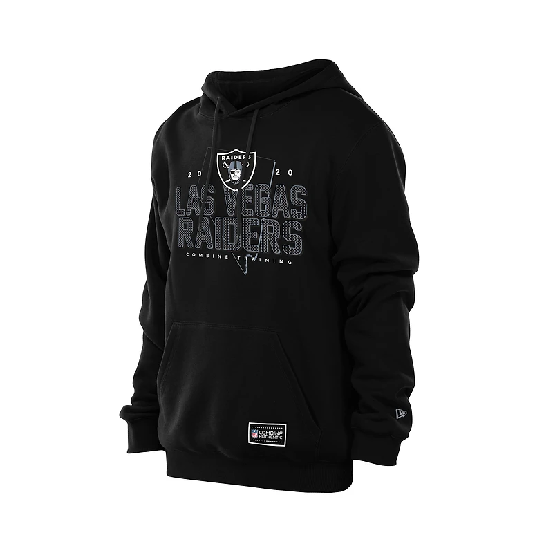 Men's New Era Black Las Vegas Raiders Combine Authentic Local State Hoodie
