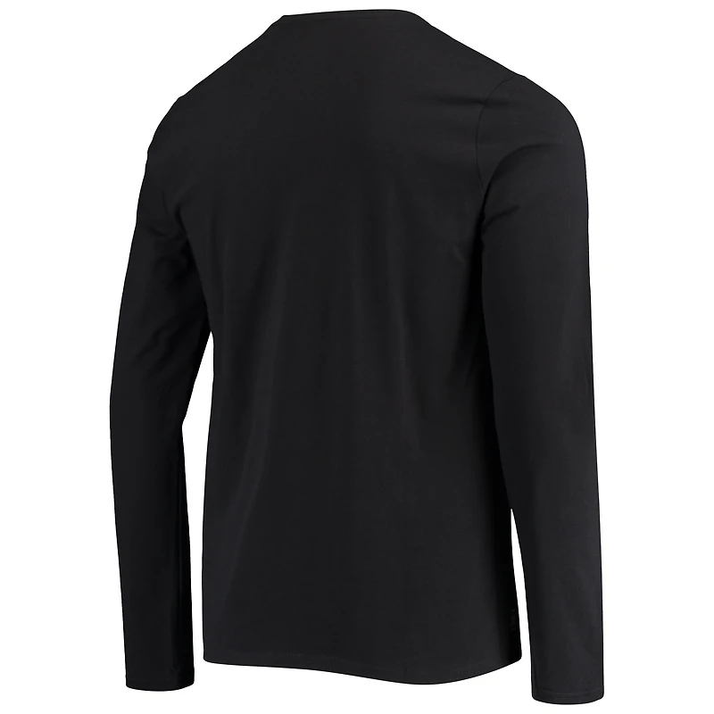 T-shirt à manches longues New Era pour hommes Las Vegas Raiders Combine Authentic Static Abbreviation