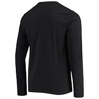 T-shirt à manches longues New Era pour hommes Las Vegas Raiders Combine Authentic Static Abbreviation