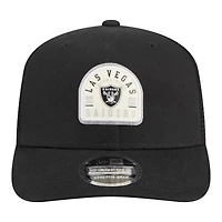 Men's New Era Black Las Vegas Raiders Contest 9SEVENTY Adjustable Trucker Hat