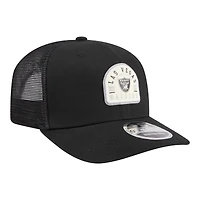 Men's New Era Black Las Vegas Raiders Contest 9SEVENTY Adjustable Trucker Hat