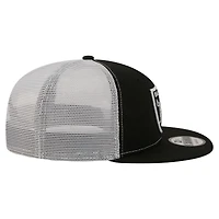 Men's New Era  Black Las Vegas Raiders Core Team 9FIFTY Trucker Snapback Hat