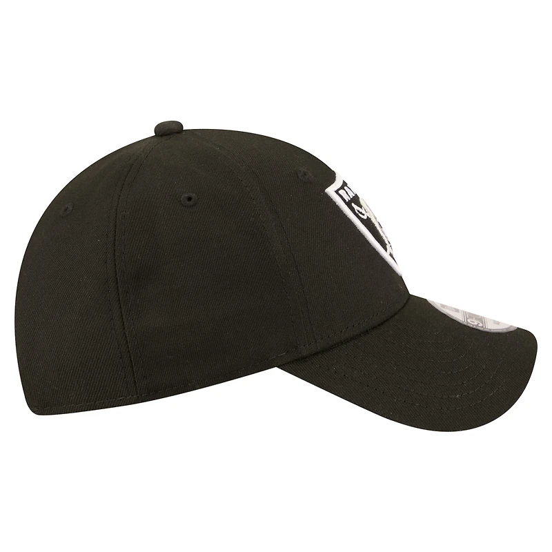 Men's New Era Black Las Vegas Raiders Core Team 9FORTY Adjustable Hat