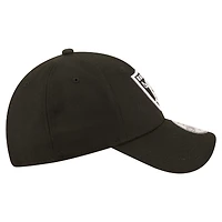 Men's New Era  Black Las Vegas Raiders Core Team 9FORTY Adjustable Hat