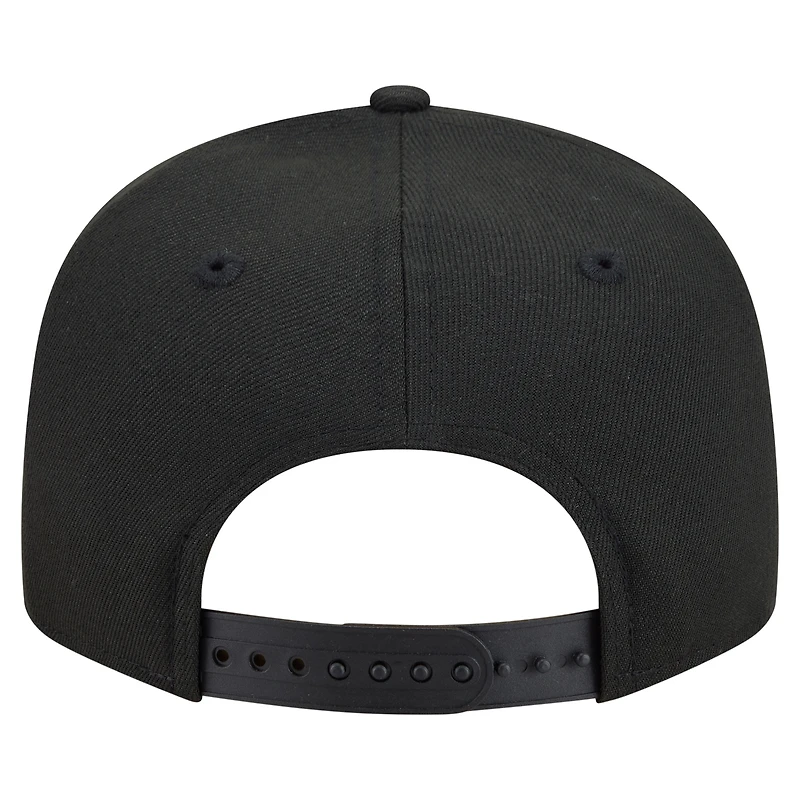 Men's New Era  Black Las Vegas Raiders Core Team Script 9FIFTY Snapback Hat