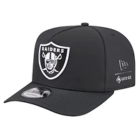 Men's New Era  Black Las Vegas Raiders Gore-Tex A-Frame 9FIFTY Adjustable Hat