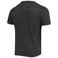 T-shirt noir tri-blend avec logo casque Las Vegas Raiders New Era pour homme