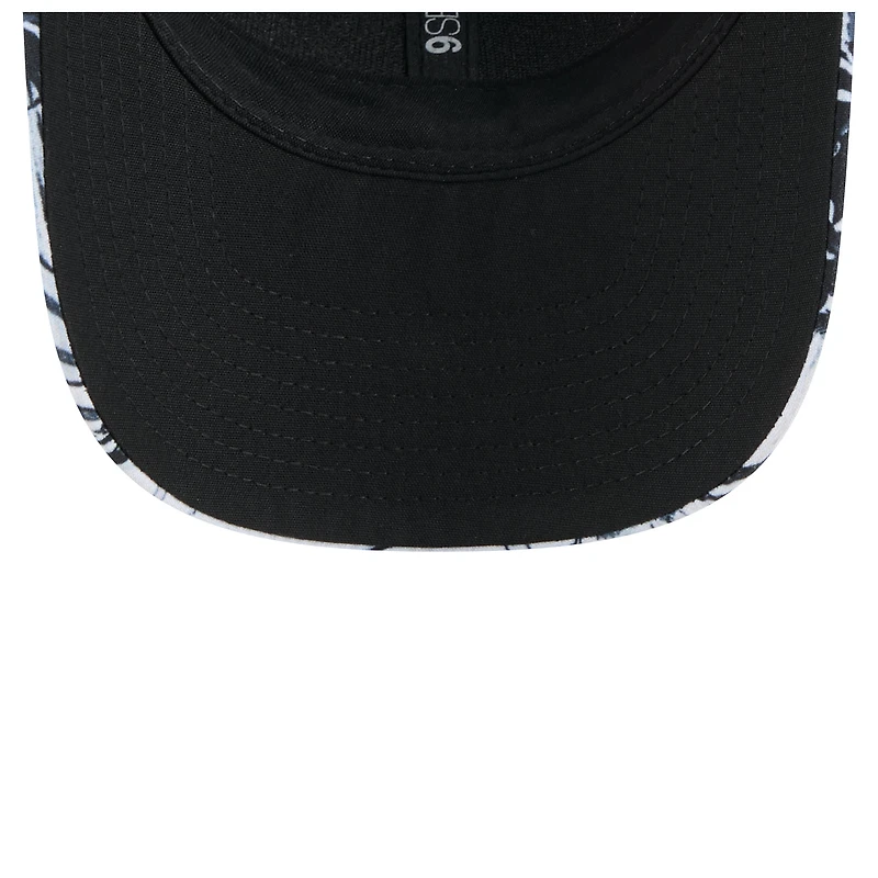 Men's New Era  Black Las Vegas Raiders Hula Trucker 9SEVENTY Adjustable Hat