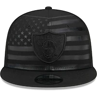 Casquette Snapback 9FIFTY Independent des Las Vegas Raiders New Era noire pour homme