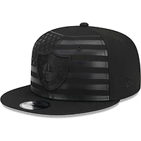 Casquette Snapback 9FIFTY Independent des Las Vegas Raiders New Era noire pour homme