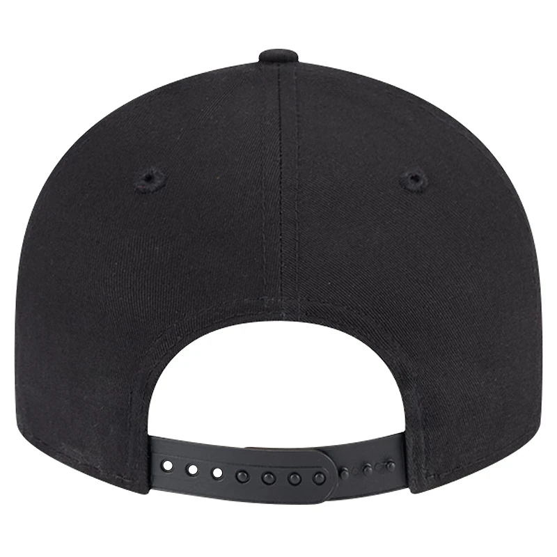 Casquette Snapback 9FIFTY principale à profil bas des Las Vegas Raiders New Era noire pour hommes