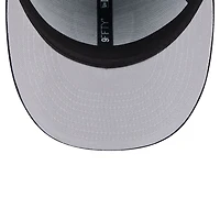 Casquette Snapback 9FIFTY principale à profil bas des Las Vegas Raiders New Era noire pour hommes
