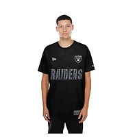 Men's New Era  Black Las Vegas Raiders Match T-Shirt