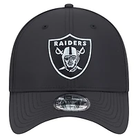 Men's New Era Black Las Vegas Raiders Night 39THIRTY Flex Hat