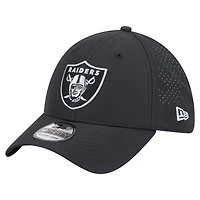 Men's New Era Black Las Vegas Raiders Night 39THIRTY Flex Hat