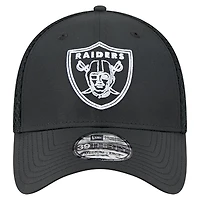Casquette 39THIRTY Flex noire New Era pour homme, Las Vegas Raiders