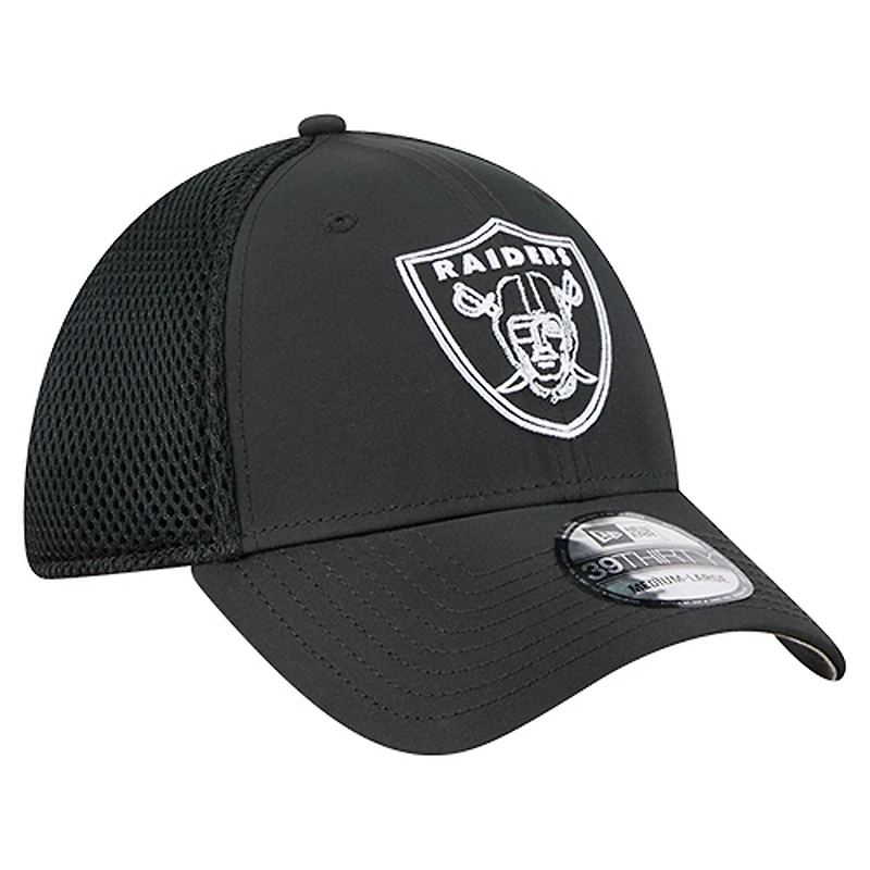 Casquette 39THIRTY Flex noire New Era pour homme, Las Vegas Raiders