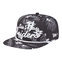 Casquette snapback New Era 9FIFTY noire pour homme, motif palmiers, Las Vegas Raiders