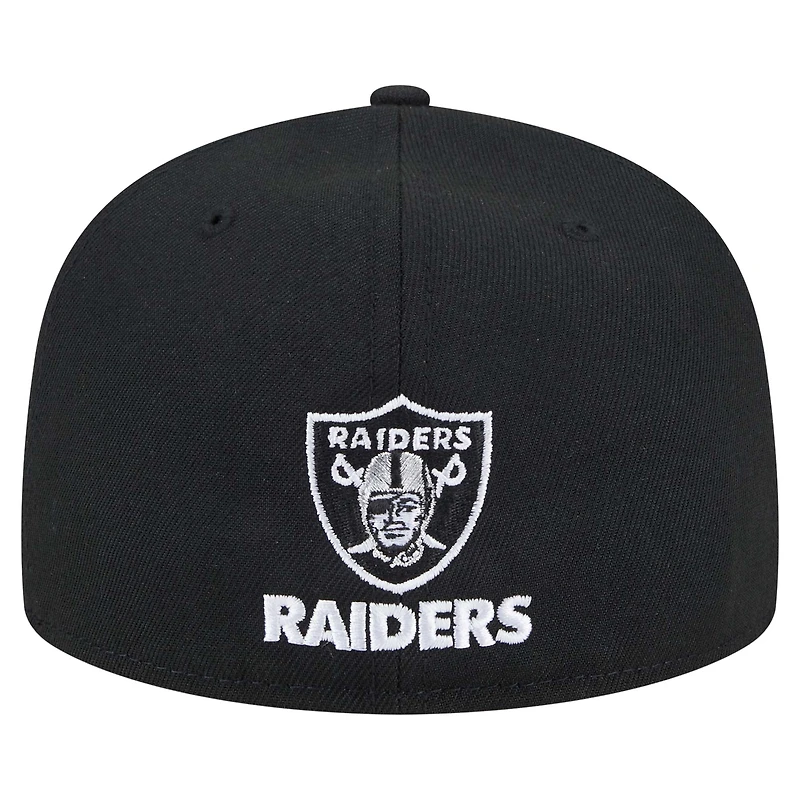Casquette ajustée Ransom 59FIFTY des Las Vegas Raiders de New Era pour homme